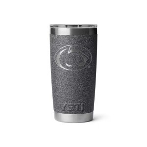 Yeti blackstone 20oz Rambler tumbler with Penn State Athletic Logo